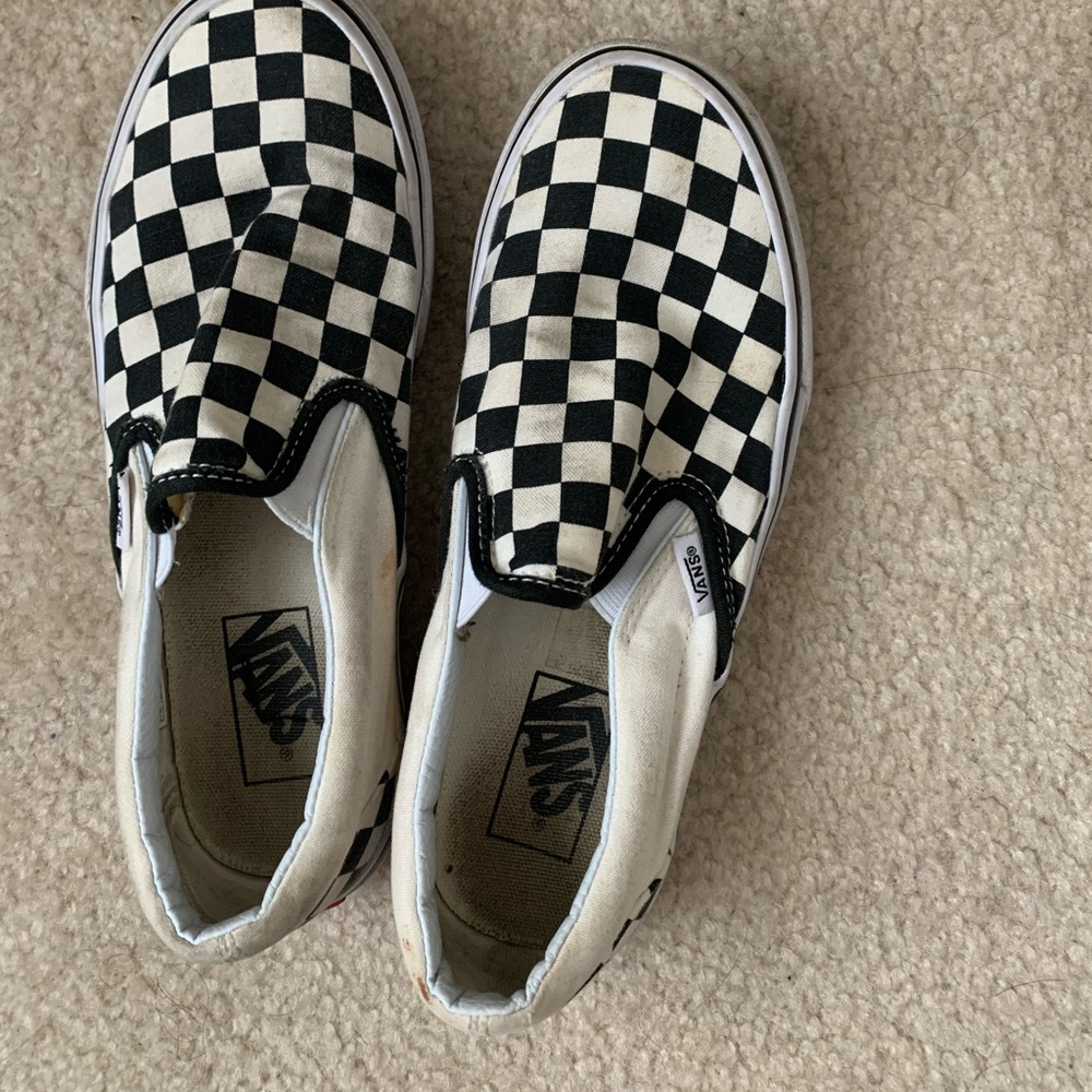 SOLDcheckerboard vans